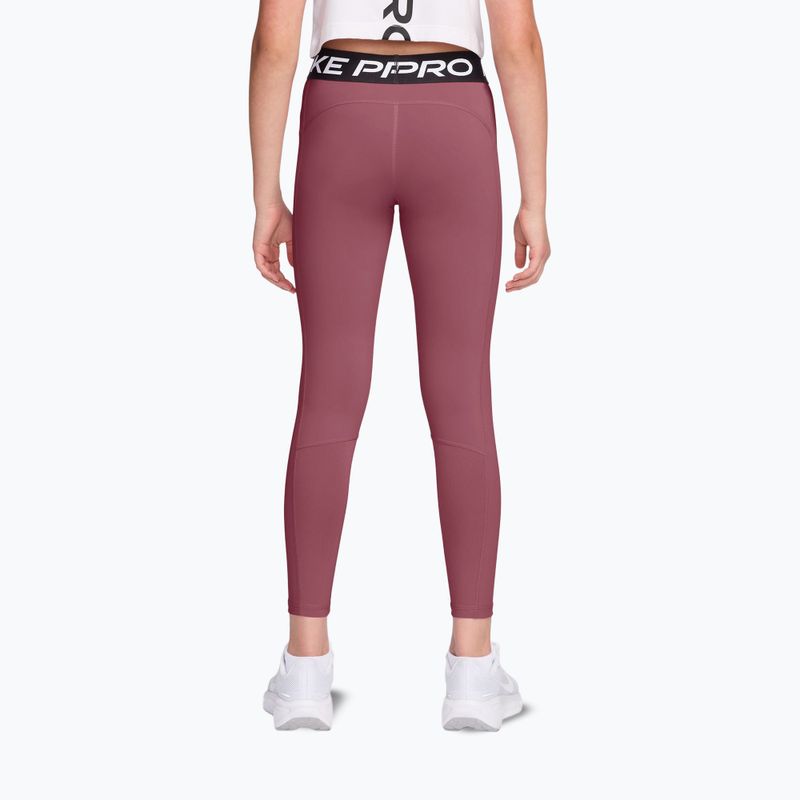 Dětské legíny Nike Pro pink smoke/white 2