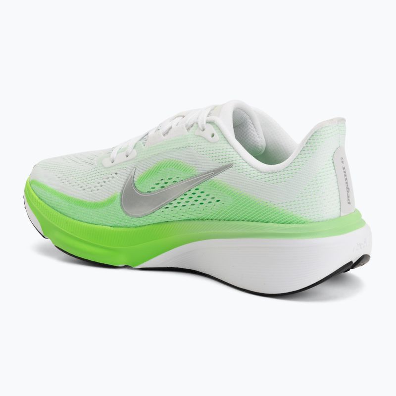 Dámské běžecké boty Nike Pegasus 42 white/green strike/metallic silver 3