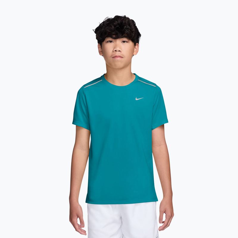 Dětské tričko Nike Miler bright spruce/energy/heather