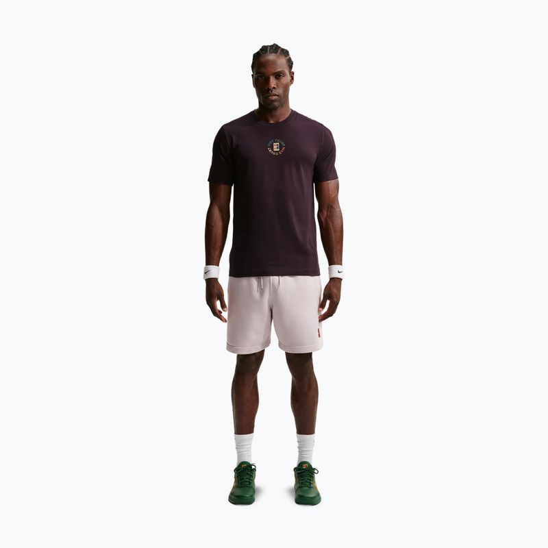 Polo tričko Nike Court Dri-Fit Burgundy Ash 2