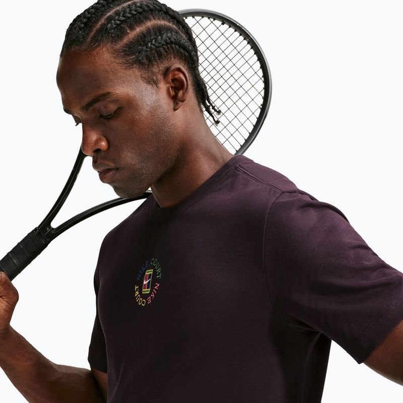 Polo tričko Nike Court Dri-Fit Burgundy Ash 6