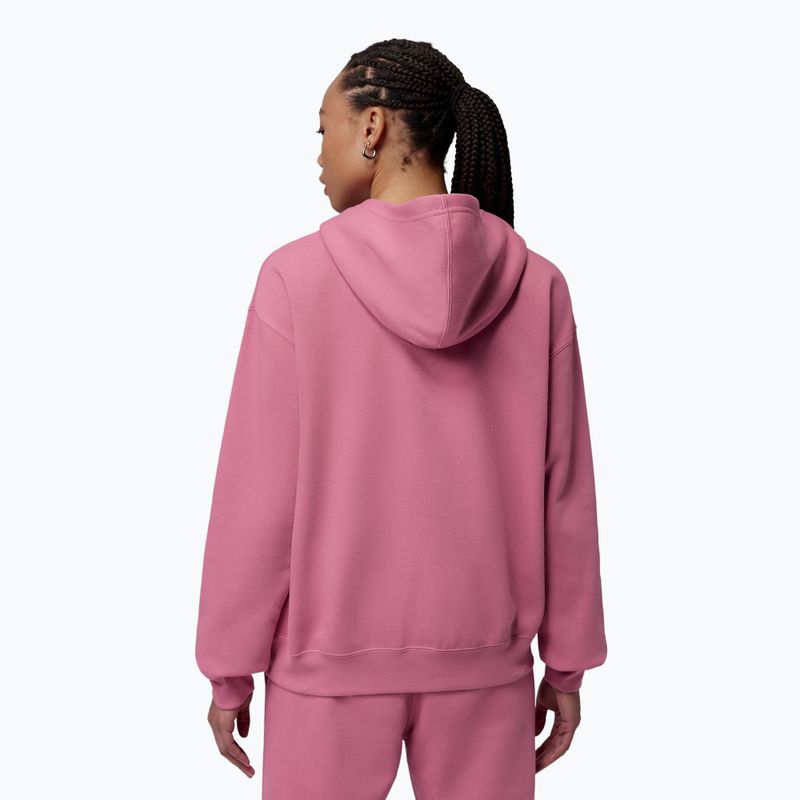 Dámská mikina Jordan Fleece Hoodie desert berry/white 3