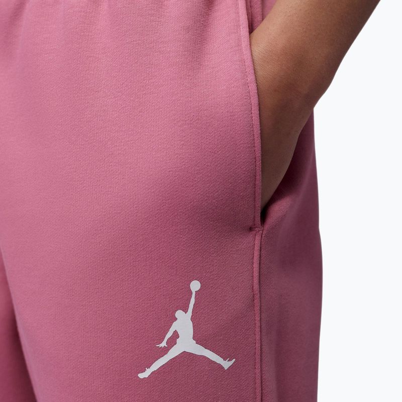 Dámské kalhoty Jordan Fleece desert berry/white 4