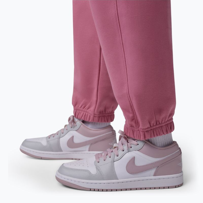 Dámské kalhoty Jordan Fleece desert berry/white 5