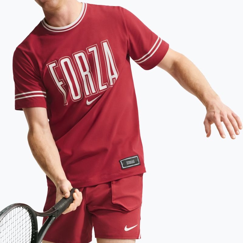 Polo tričko Nike Court Dri-Fit Team Red 4