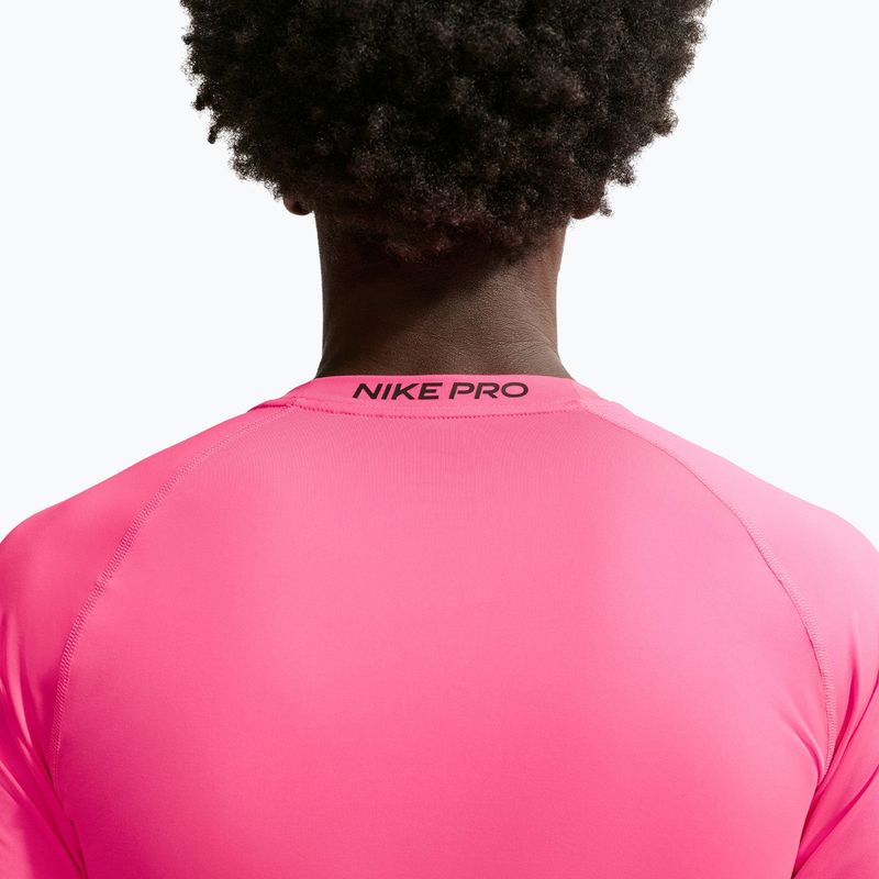 Pánské tréninkové tričko Nike Pro hyper pink/black 4
