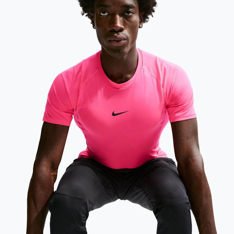 Pánské tréninkové tričko Nike Pro hyper pink/black 5
