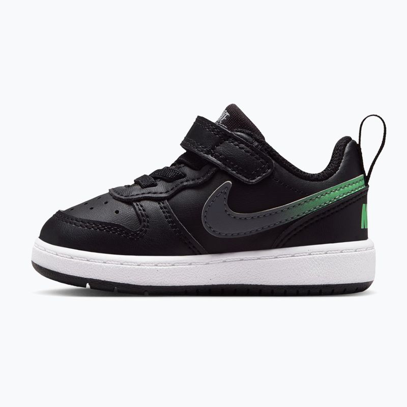 Dětské boty do vody Nike Court Borough Low black/smoke grey/white/illusion green 2