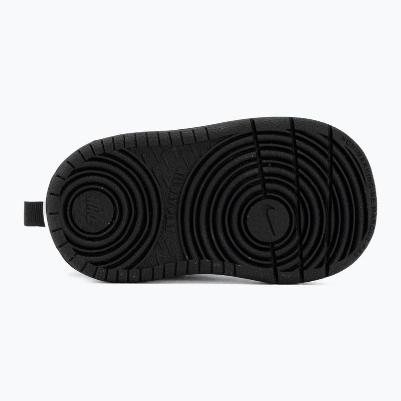 Dětské boty do vody Nike Court Borough Low black/smoke grey/white/illusion green 4