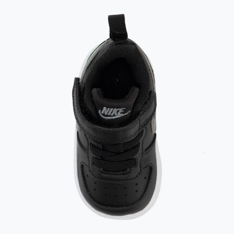 Dětské boty do vody Nike Court Borough Low black/smoke grey/white/illusion green 5