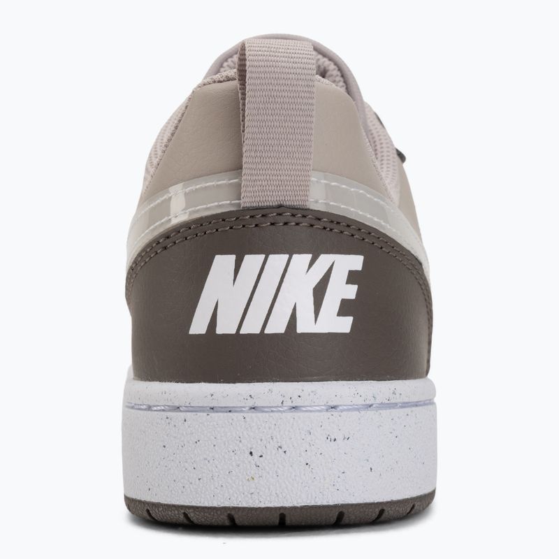 Boty Nike Court Borough Low moon particle/cave stone/bílá/bílá 6