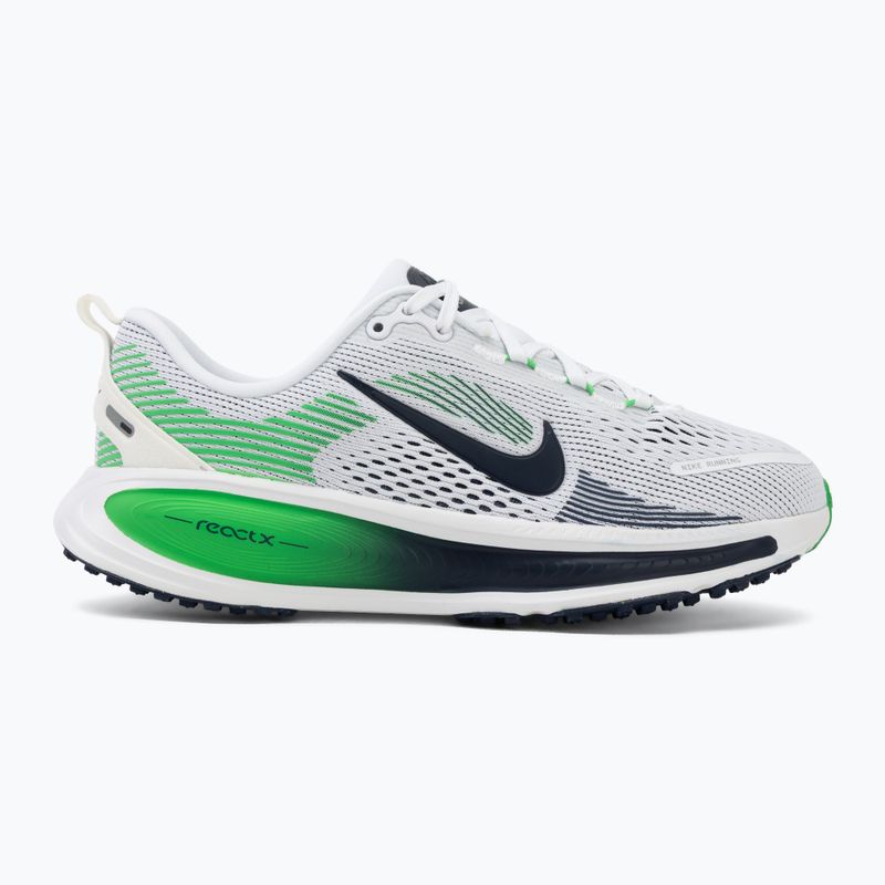 Běžecké boty Nike Vomero 18 bílá/zelená jiskra/námořnická modř 2