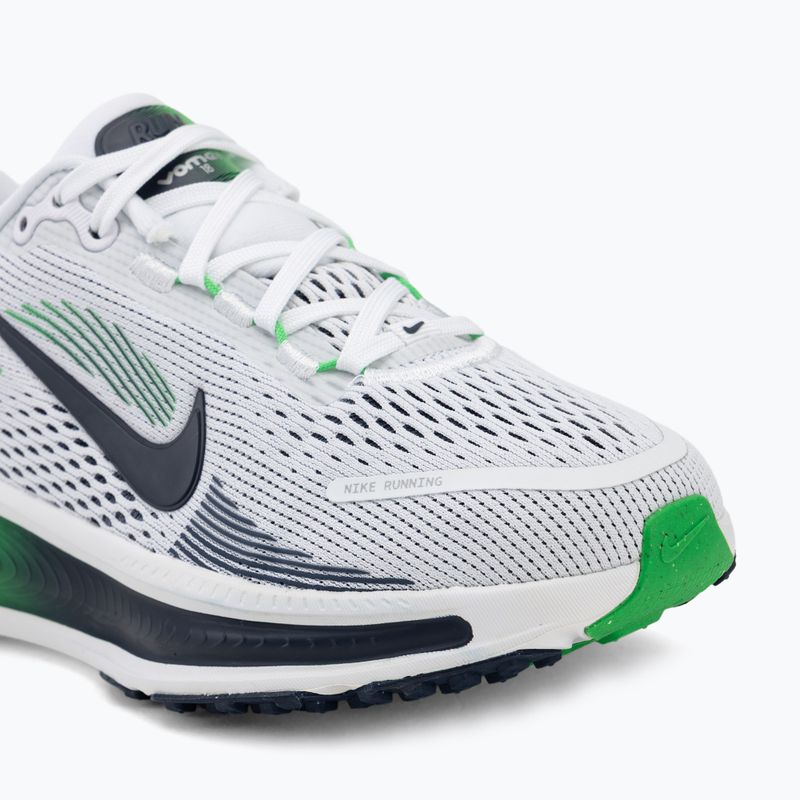 Běžecké boty Nike Vomero 18 bílá/zelená jiskra/námořnická modř 7