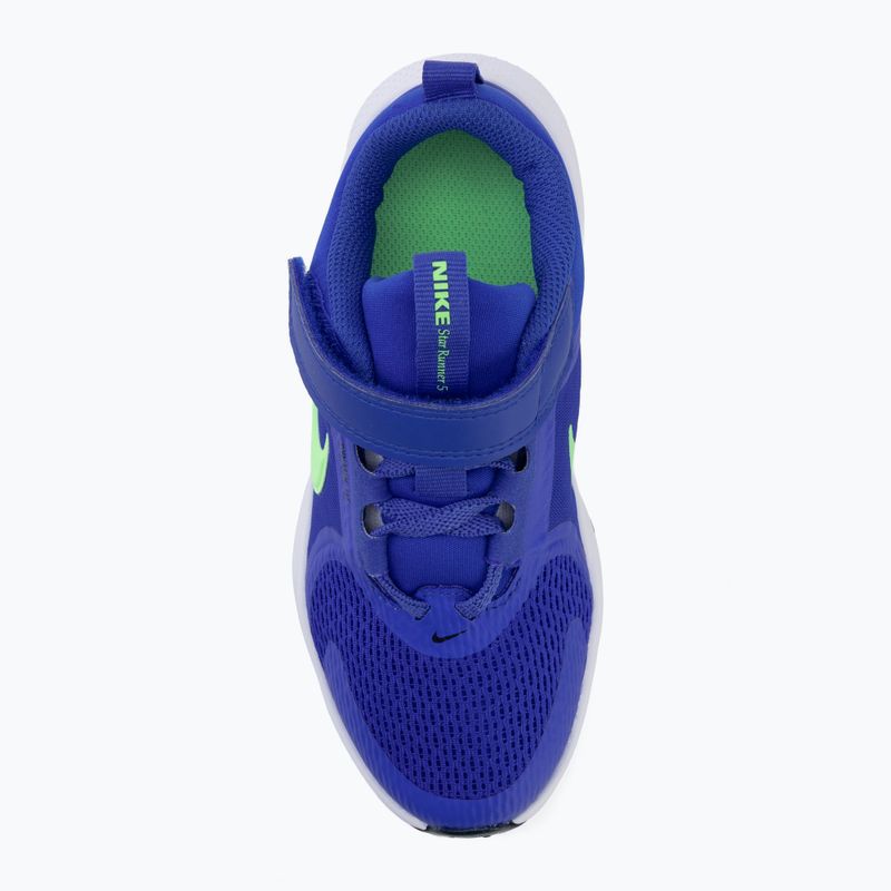 Dětské boty do vody Nike Star Runner 5 racer blue/midnight navy/illusion green 5