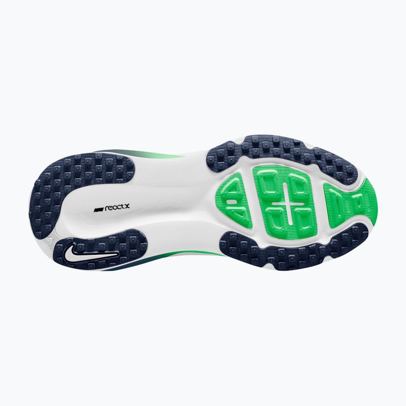 Běžecké boty Nike Vomero 18 bílá/zelená jiskra/námořnická modř 3