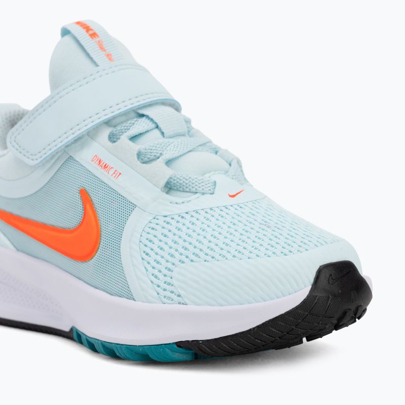 Dětské boty do vody Nike Star Runner 5 glacier blue/energy/black/total orange 7