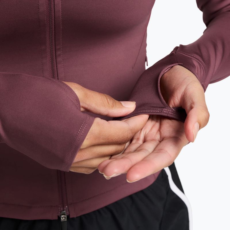 Dámská běžecká mikina Nike Swift Dri-Fit Full Zip pink smoke 3