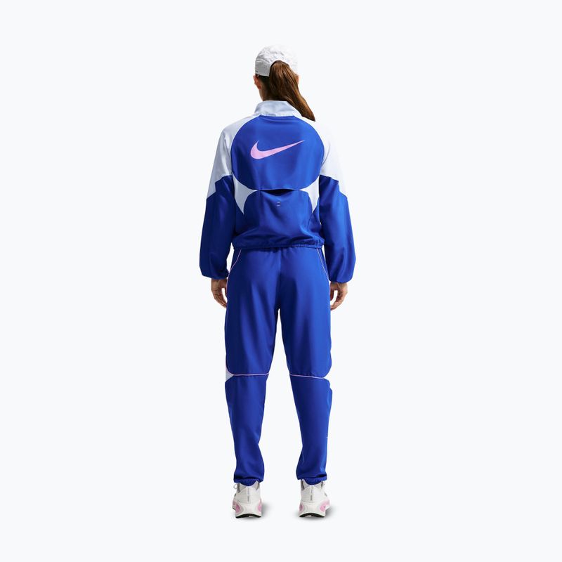 Dámská běžecká bunda Nike Tempo Dri-FIT 1/2-Zip old royal/football grey/pink rise 3