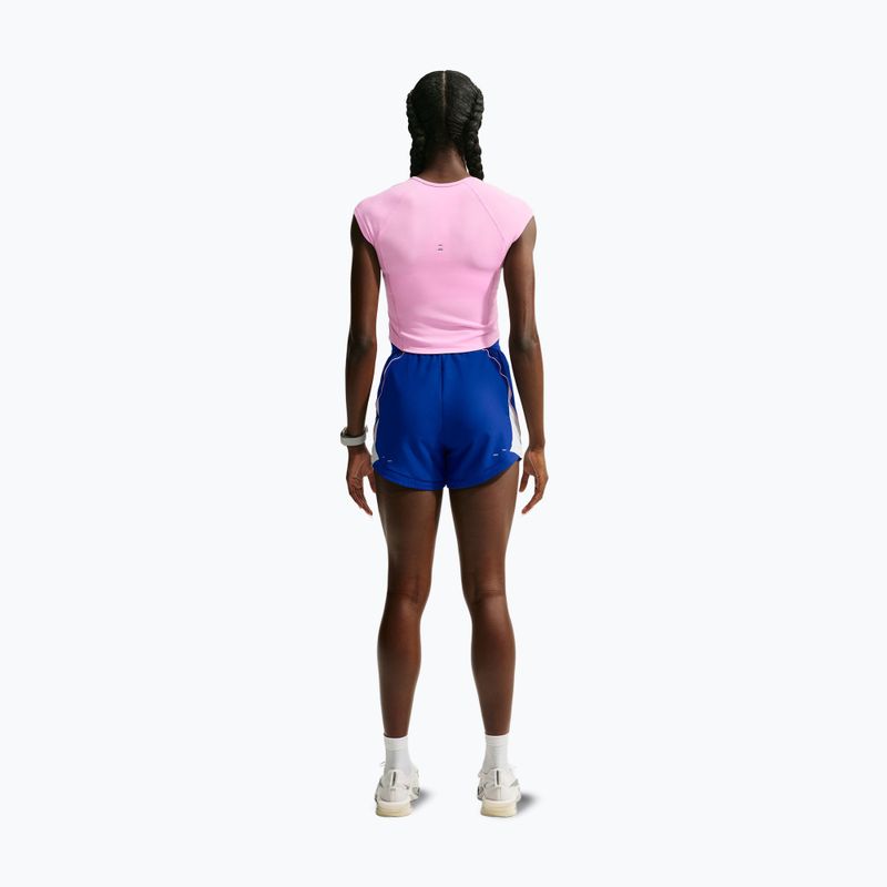 Dámské běžecké šortky Nike Tempo Dri-Fit Unlined old royal/football grey/pink rise 3