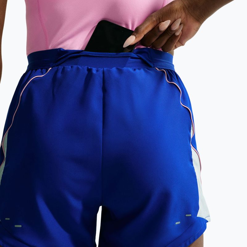 Dámské běžecké šortky Nike Tempo Dri-Fit Unlined old royal/football grey/pink rise 7