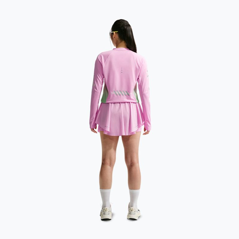 Dámské běžecké Longsleeve Nike Swift Jersey Top pink rise/illusion green 3