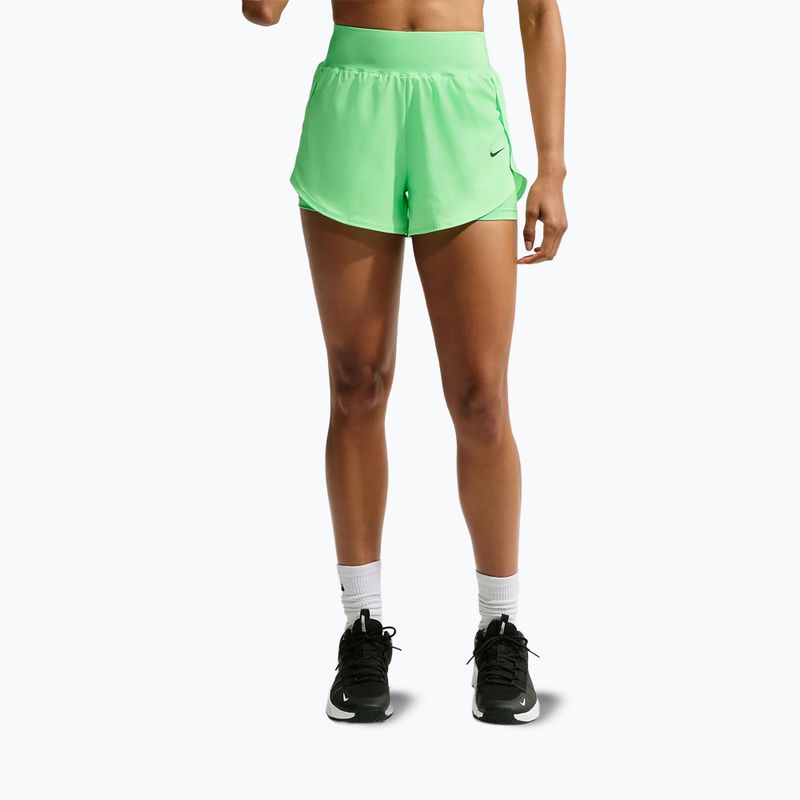 Dámské tréninkové šortky Nike Pro Sculpt illusion green/black