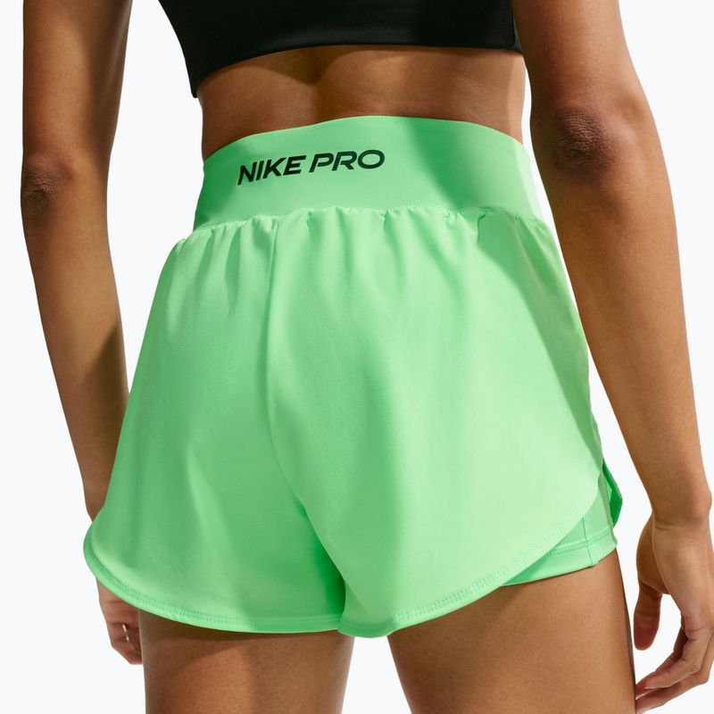 Dámské tréninkové šortky Nike Pro Sculpt illusion green/black 6