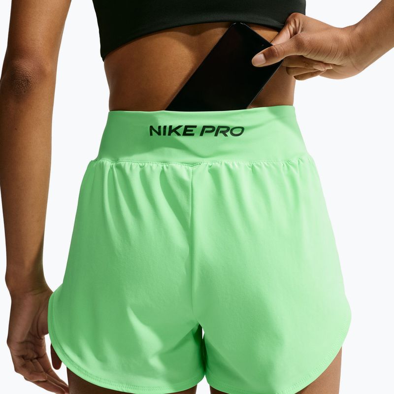 Dámské tréninkové šortky Nike Pro Sculpt illusion green/black 7