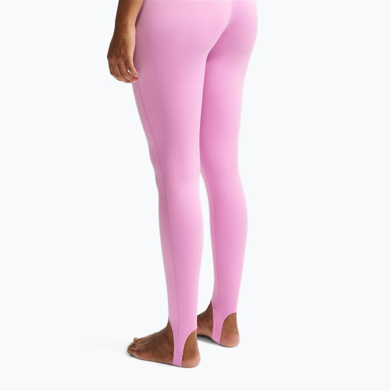 Dámské tréninkové legíny Nike One pink rise/white 5