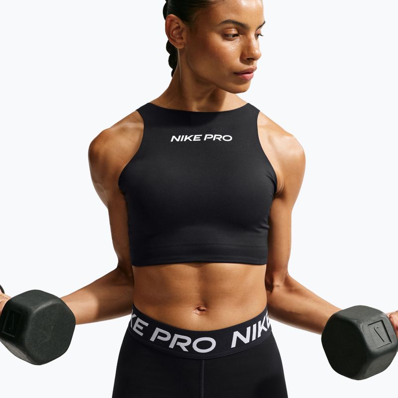 Sportovní podprsenka Nike Pro Sculpt black/white