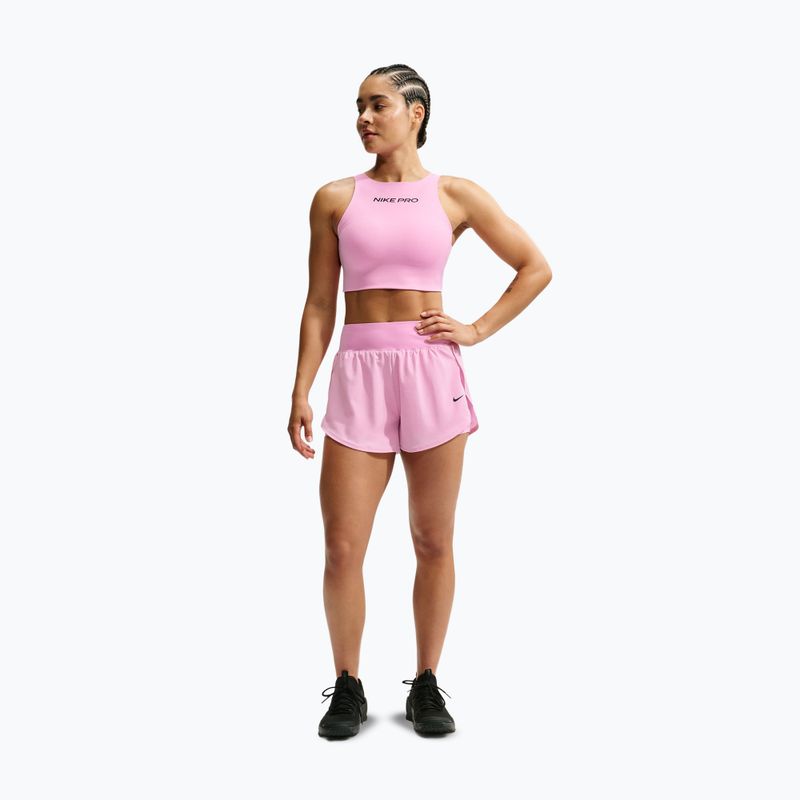 Dámské tréninkové šortky Nike Pro Sculpt pink rise/black 2