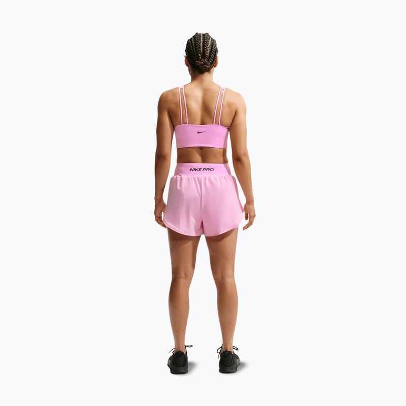 Dámské tréninkové šortky Nike Pro Sculpt pink rise/black 3