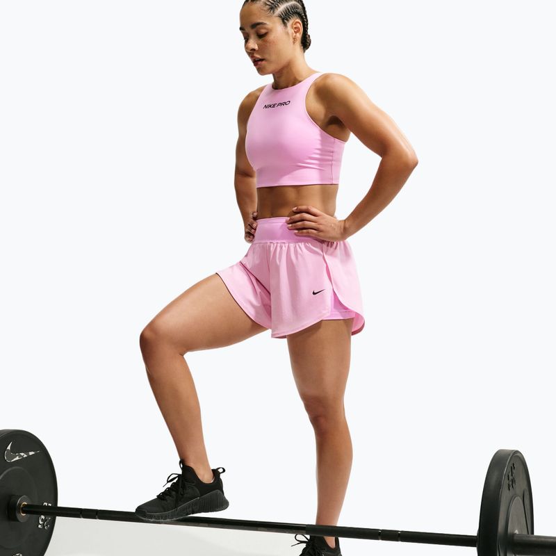 Dámské tréninkové šortky Nike Pro Sculpt pink rise/black 6