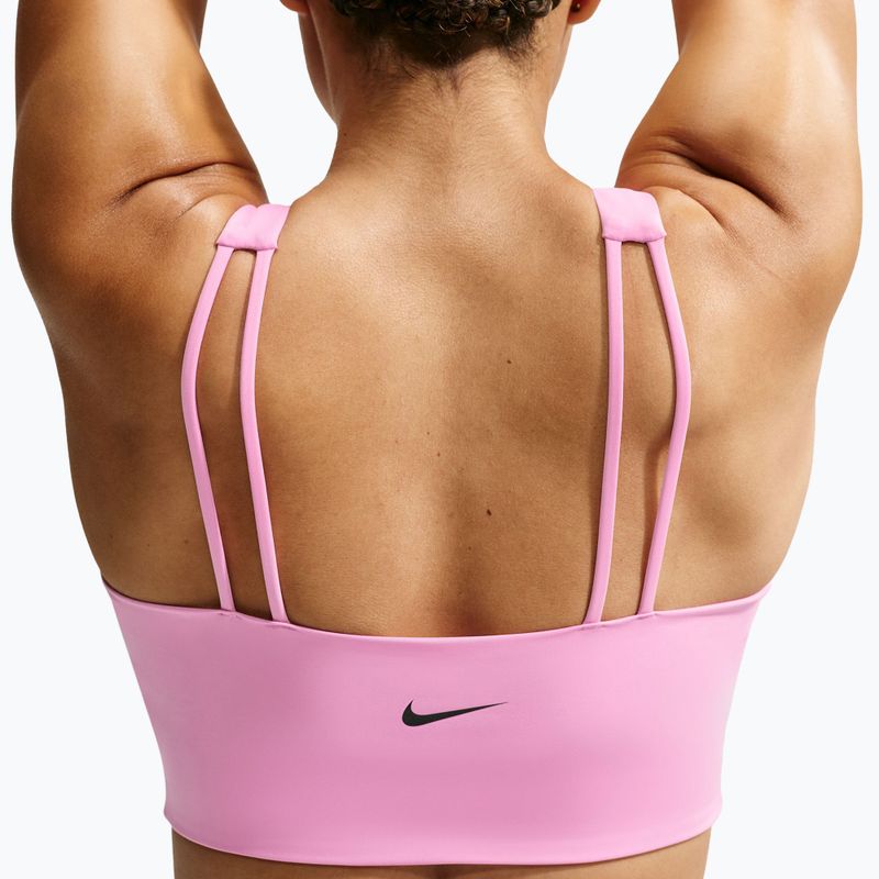 Sportovní podprsenka Nike Pro Sculpt pink rise/black 4