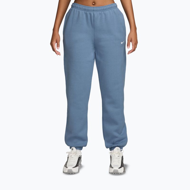 Dámské kalhoty Nike Studio Fleece work blue/sail