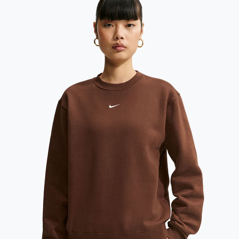Dámská mikina Nike Studio Fleece cacao wow/sail 4