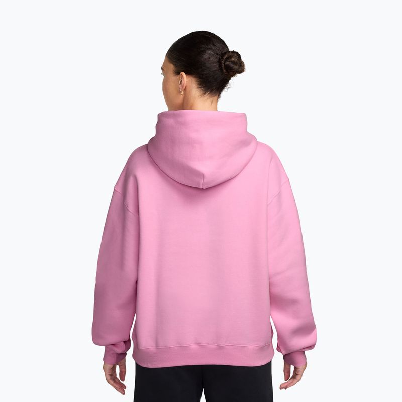 Dámská mikina Nike Studio Fleece pink rise/pink smoke 2