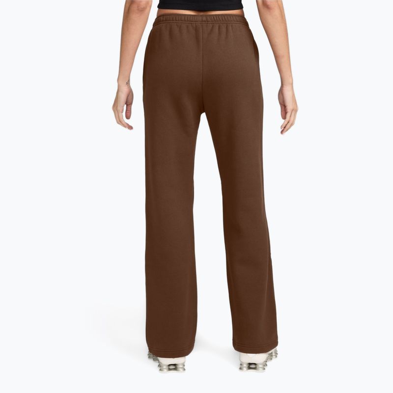 Dámské kalhoty Nike Studio Fleece cacao wow/sail 2