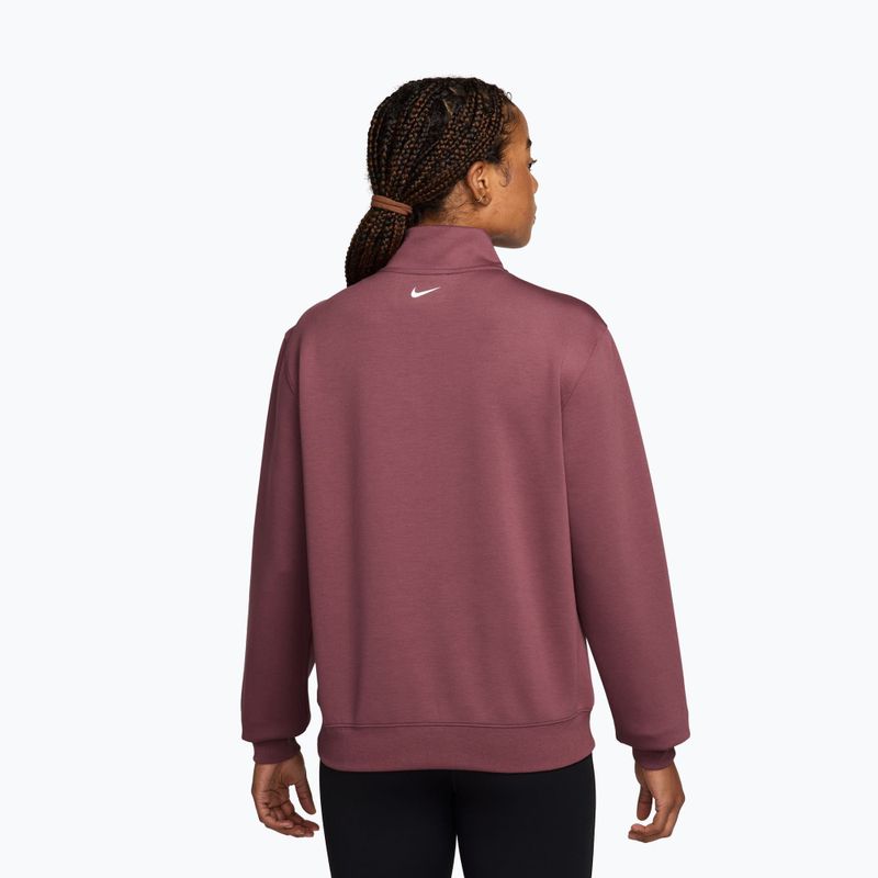 Dámská tréninková mikina Nike Studio Fleece Sport pink smoke/mystic dates/white 2