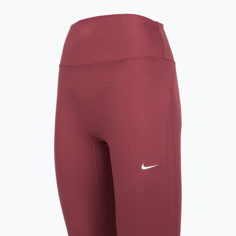 Dámské legíny Nike One pink smoke/pink smoke/pink rise/white 9
