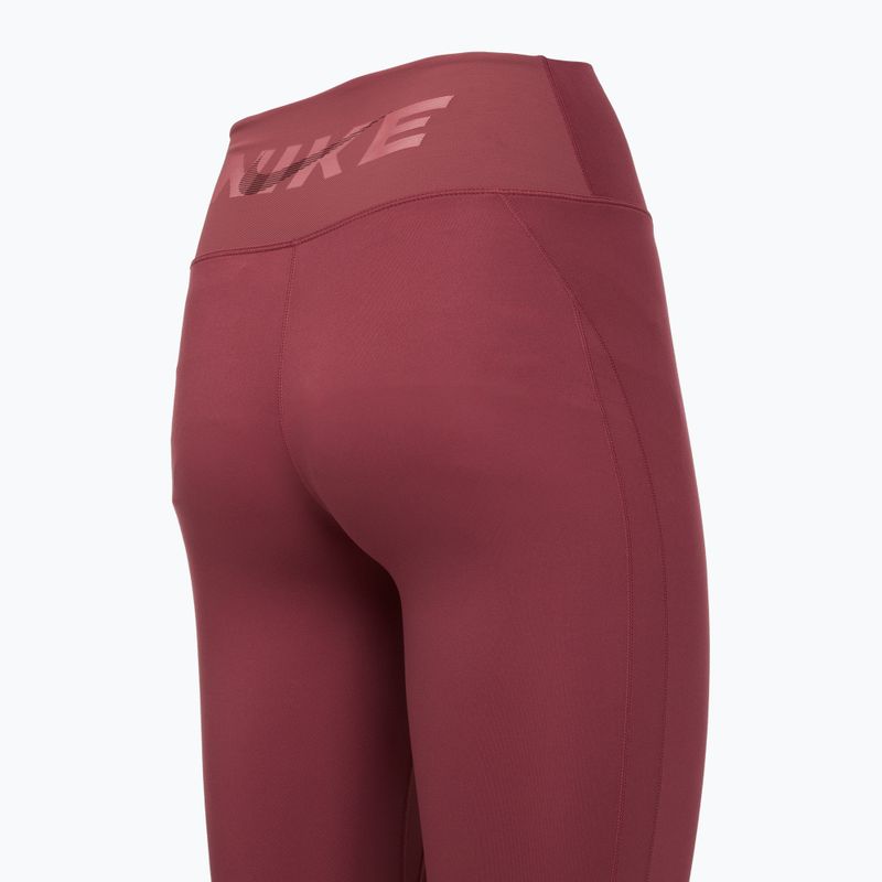 Dámské legíny Nike One pink smoke/pink smoke/pink rise/white 10