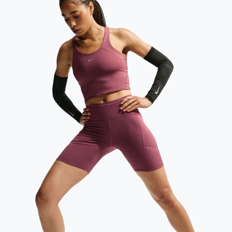 Dámské běžecké šortky Nike Swift pink smoke 6