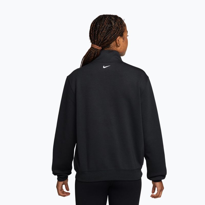 Dámská tréninková mikina Nike Studio Fleece Sport black/university red/white 2
