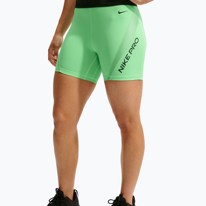 Dámské tréninkové šortky Nike Pro Sculpt illusion green/cucumber calm/black/black