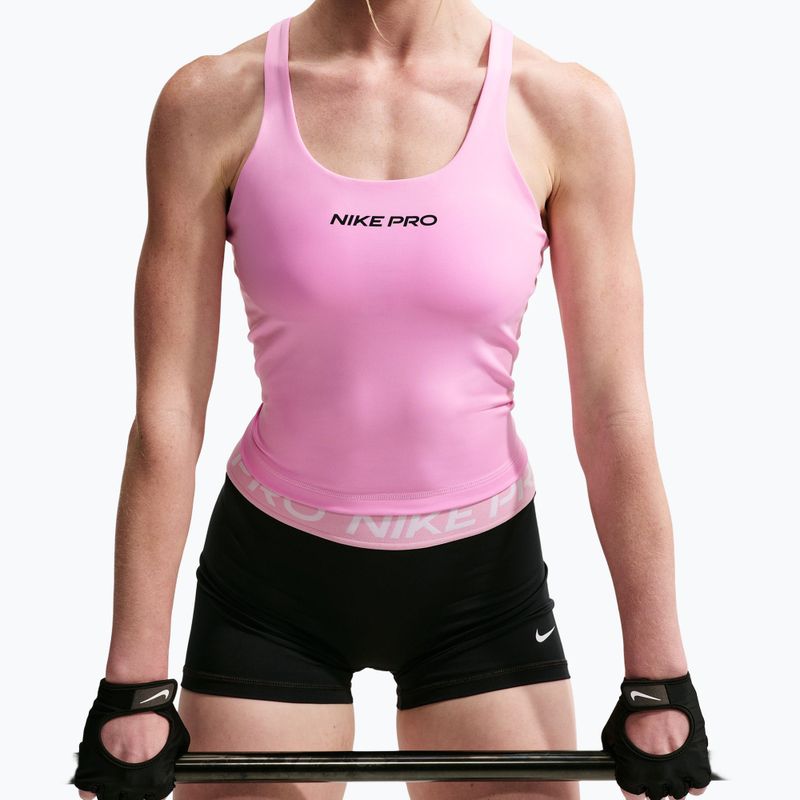 Dámské tréninkové tričko Nike Pro Sculpt pink rise/black 4