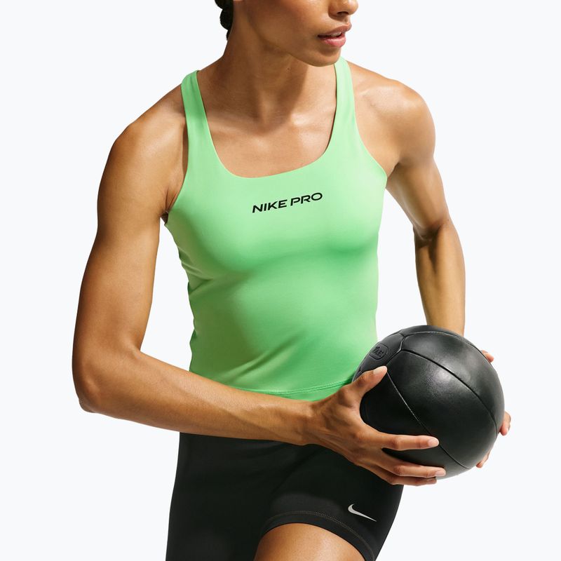 Dámské tréninkové tričko Nike Pro Sculpt illusion green/cucumber calm/black 5