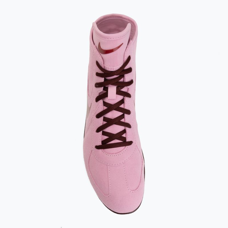 Zápasnické boty Nike Footsweep 2 pink rise/univerisity red/mystic dates 5