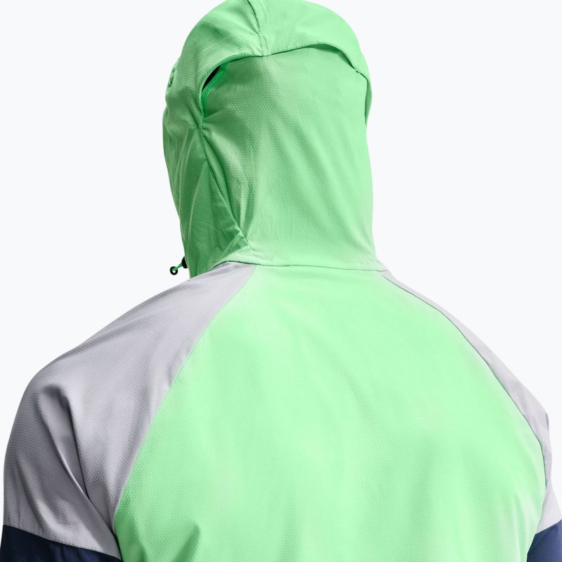 Pánská běžecká bunda Nike Impossibly Light Windrunner midnight navy/illusion green/wolf grey 7