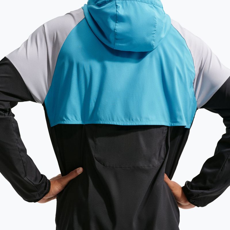 Pánská běžecká bunda Nike Impossibly Light Windrunner black/light current blue/wolf grey 5