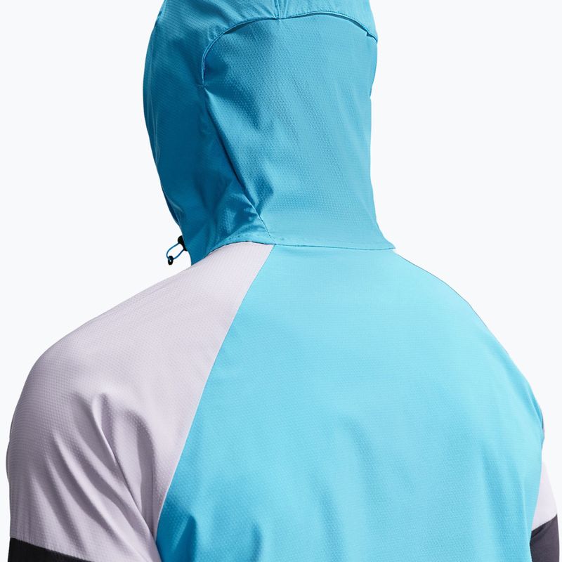 Pánská běžecká bunda Nike Impossibly Light Windrunner black/light current blue/wolf grey 6